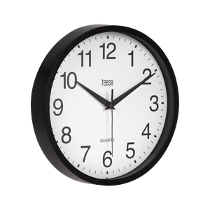 Wall clock, 25 cm, black