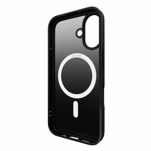 Puro Gradient Magnetinis Silikoninis dėklas telefonui iPhone 16 - Juoda
