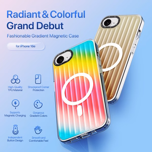 Dėklas Dux Ducis Zest Apple iPhone 16e Gradient Rainbow