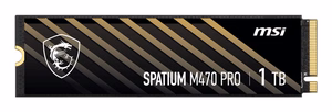 MSI Spatium M470 PRO PCIe 4.0 NVMe M.2 1TB PCI Express 4.0 3D NAND