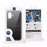 DUX DUCIS dėklas telefonui RAFI II MAG su stovu suderinamas su MagSafe IPHONE 16 Plus juodas