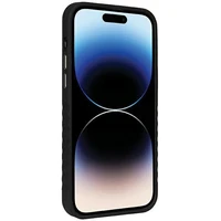 Audi sintetinės odos dėklas MagSafe iPhone 14 Pro - juodas