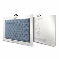 Guess 4G Uptown Triangle Logo dėklas 13–14" nešiojamam kompiuteriui - mėlynas