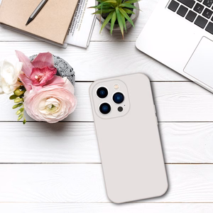 Tel Protect Silikoninis Premium dėklas telefonui Iphone 12 pudrinis