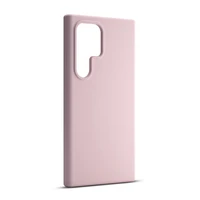 Etteri silikoninis dėklas telefonui Samsung Galaxy S24 Ultra šviesiai rožinis