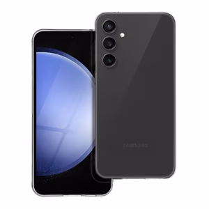 Skaidrus dėklas telefonui 2 mm SAMSUNG S23 FE (kameros apsauga) permatomas