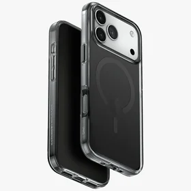 Uniq Clario Magclick įkrovimo dėklas telefonui iPhone 17 Pro Max - juodas