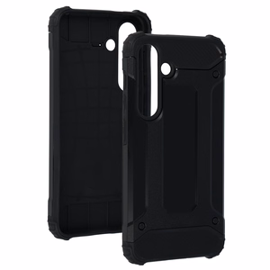 Armor anglies dėklas telefonui Samsung Galaxy S25 – juodas