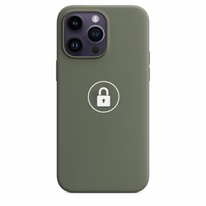 Phone Case "Silicone Case v2" for iPhone 14 Pro Max / Olive / in package