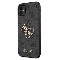Guess GUHCN614GMGGR iPhone 11 6,1"/ Xr pilkas/pilkas hardcase 4G Big Metal Logo