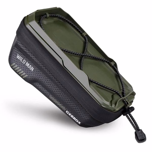 WILDMAN дорожная сумка для рамы велосипеда на молнии, 1L ( 4"- 7"), GX220X, зеленая