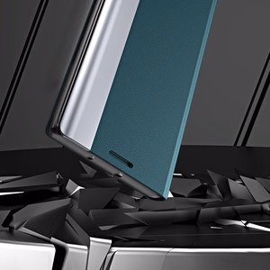 Sleep Case Pro dėklas telefonui Samsung Galaxy S23+ su atverčiamu stovu mėlyna