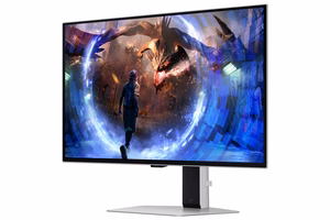 Samsung G60SD monitorius 68,6 cm (27") 2560 x 1440 pikselių Quad HD OLED sidabrinis