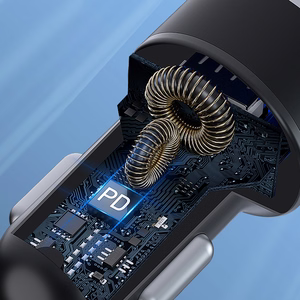 Įkroviklis automobilinis Wozinsky (WDCCAC) (1xUSB 1xUSB-C 3A) 36W juodas