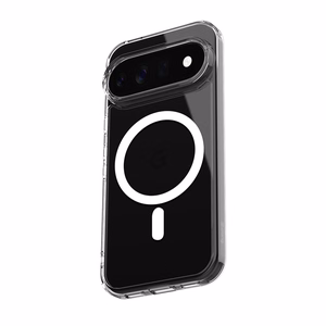 Crong Hybrid Clear Magnetic MagSafe dėklas, skirtas Google Pixel 11 Pro, skaidrus