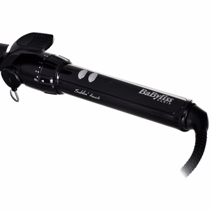 BaByliss Pro 180 C319E – plaukų garbanojimo žnyplės, 19 mm, juodos / rožinės