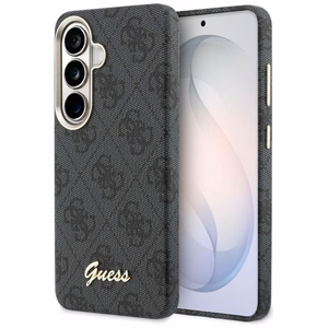 Guess dėklas 4G Script MagSafe skirtas Samsung Galaxy S26 juodas