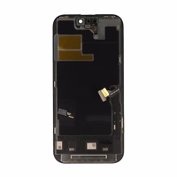 Mecanico Soft OLED ekranas Incell iPhone 14 Pro su rėmu (Support IC Transplant) - juodas