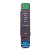 Shelly Pro 2 DIN Rail 2-channel Relay, WiFi/LAN