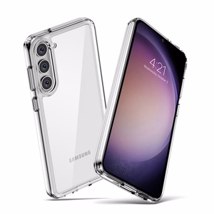 Crong Crystal Shield Cover dėklas, skirtas Samsung Galaxy S23+, skaidrus