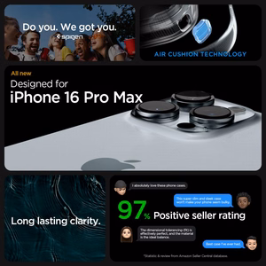 Spigen Ultra Hybrid Dėklas iPhone 16 Pro Max - Skaidrus