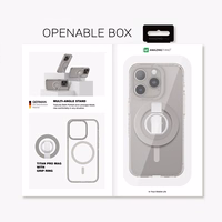 Amazing Thing Titan Pro Mag žiedo laikiklio dėklas 10FT IP156.1PTRGY Iphone 15 Pro titano