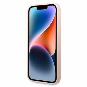 Karl Lagerfeld KLHCP14MSLKHLP iPhone 14 Plus 6.7 "kietasis dėklas rožinis / rožinis silikoninis Karl's Head