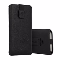 WONDER Deko Dėklas telefonui (dydis XL) Iphone 15/15 Pro/Iphone 16/16 Pro/Samsung S24/S24 Plus/S25/S25 Plus/A53/A55 5G juodas