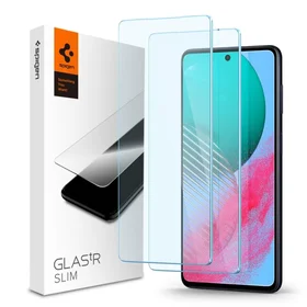 Apsauginis stiklas SPIGEN GLAS.TR „EZ FIT“ 2 rinkinys - SAMSUNG M54 5G permatomas