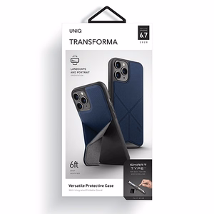 Uniq Transforma dėklas telefonui iPhone 12 Pro Max - mėlynas