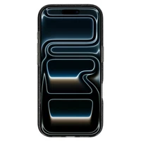 Blizgantis magnetinis dėklas telefonui Iphone 17 Pro, juodas, permatomas