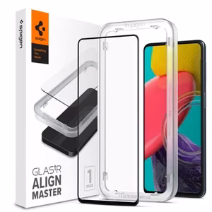 Spigen ALM Glass FC Tempered Glass for Samsung Galaxy M53 5G - Black