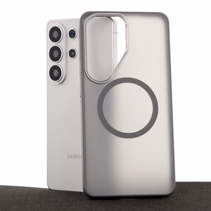 Liavec Soft Dėklas Metal Frame for Samsung Galaxy S26 Ultra pilkas