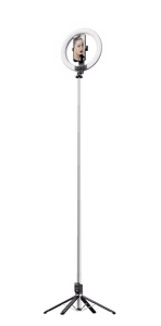 Blavec Селфи-кольцо лампа Aura LED Ring P-55 25cm штатив + пульт дистанционного управления + 2,3 метра (RLP55-TRB23) чёрное