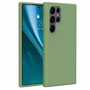 Etteri silikoninis dėklas telefonui Samsung Galaxy S24 Ultra - šviesiai žalias