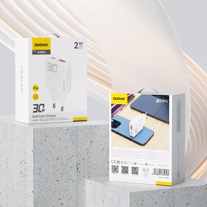 Įkroviklis Dudao (A30EU) (1xUSB-C; 1xUSB 30W) baltas