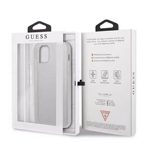 Guess GUHCP12L3D4GTR iPhone 12 Pro Max 6.7" skaidrus kietas dėklas 4G 3D rašto kolekcija
