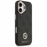 Guess 4G Strass Logo magnetinis dėklas telefonui iPhone 17 - juodas