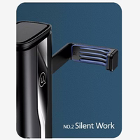 USAMS Laikiklis ventiliacijos grotelėms Gravity juodas ZJ058ZJ01 (US-ZJ058)