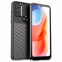 Thunder dėklas lankstus šarvuotas dangtelis Motorola Moto G Play 2022 juodas