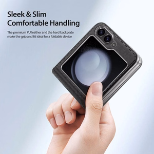 Dėklas Dux Ducis Bril Samsung F741 Z Flip6/F761 Z Flip7 FE violetinis