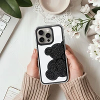 TEDDY BEAR dėklas telefonui IPHONE 17 Air juodas