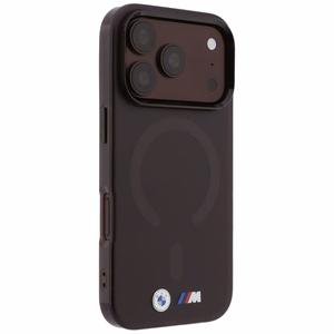 BMW M IML Frosted Metal Logo & Trims MagSafe dėklas, skirtas iPhone 17 Pro / 18 Pro – bordo