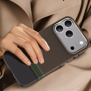 Benks magnetinis Armor Pro Prestige Kevlar 600D dėklas (Y069) Iphone 17 Pro telefonui (su kameros valdymo mygtuku)