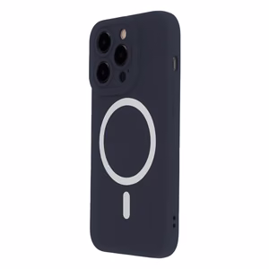 Silikoninis minkštas magnetinis dėklas iPhone 13 6,1" tamsiai mėlynas