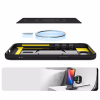 Spigen Core Armor Magnetinis MagSafe dėklas telefonui iPhone 16e - juodas