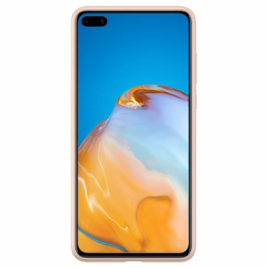 Оригинальный чехол для Huawei P40 - защитная крышка PU (51993713) розовый