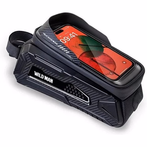 WILDMAN дорожная сумка для рамы велосипеда на молнии, 2L (4 "- 7"), M30, черная