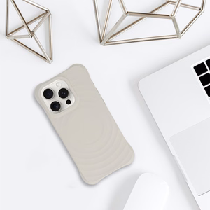 Tel Protect Wave Magsafe Dėklas telefonui iPhone 12/12 Pro pilkas