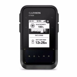 Garmin eTrex Solar navigatorius Rankinis 5,49 cm (2.16") 141 g Juoda, Pilka